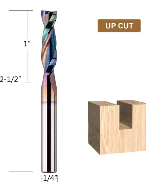 spiral cnc up cut bit