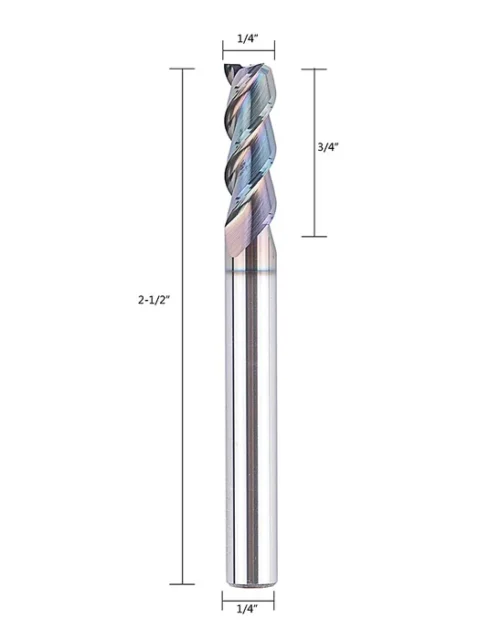 aluminium cutting bit end mill